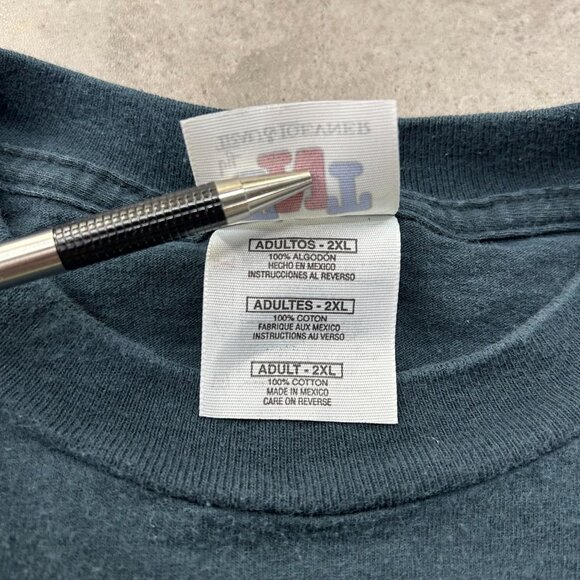 90s Vintage Pittsburgh Penguins Graphic Tee Mens 2XL XXL NHL Hockey Short Sleeve - Picture 5 of 8